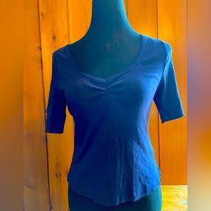 & Other Stories - Lovely Navy 3/4 Length Tee